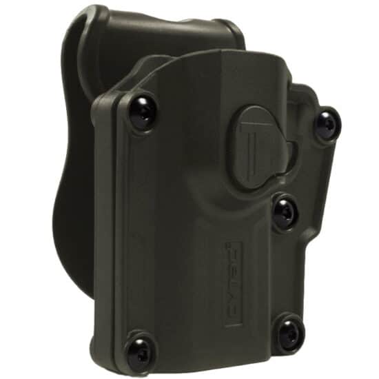 Cytac_Mega_Fit_Holster_fuer_ueber_60_Pistolen_Linkshaender_oliv_side