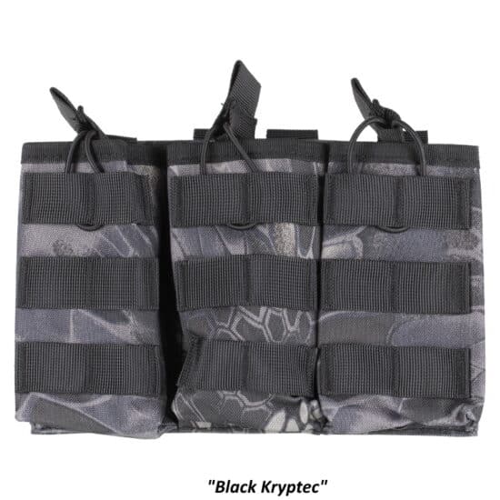 DELTA_SIX_M16_M4_AR_15_Molle_Magazintasche_Tripple_Black_Kryptec
