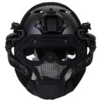 DELTA_SIX_Tactical_Fast_PJ_Steel_Wire_Helm_fuer_Airsoft_Schwarzfront