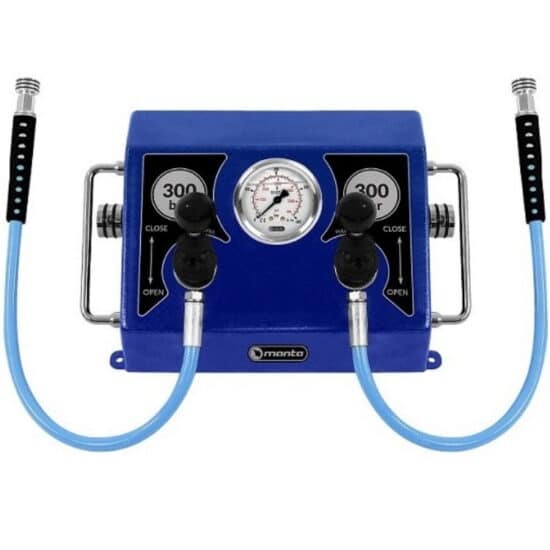 Manta_Dual_Outlet_Fill_Panel_Paintball_Airsoft_HP_Füllstation_2_Füllschläuche