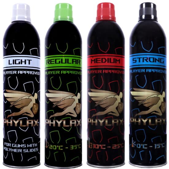 PHYLAX_Airsoft_Green_Gas_Starterkit_Testpaket_4_Sorten