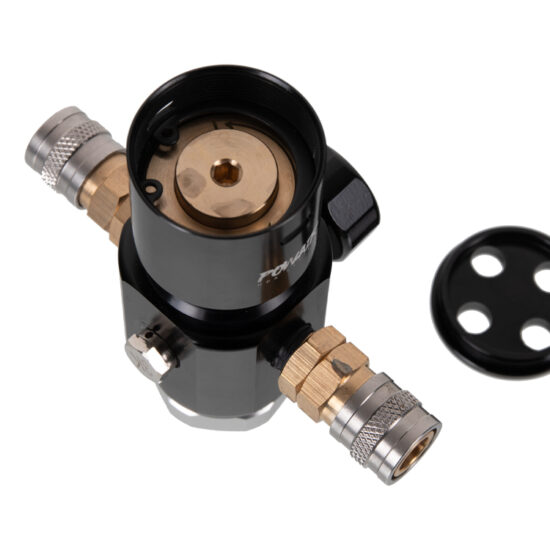 PowAir_V1_DUAL_Airsoft_HPA_Regulator_mit_Schlauchsystem_0_230_PSI_mit_2_Schlaeuchen_top