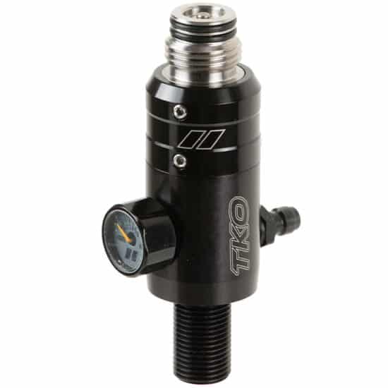PowerHouse_TKO_Longbody_TITANIUM_Paintball_HP_Regulator_300Bar_4500PSI_BLACK