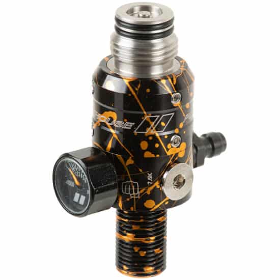 PowerHouse_TKO_Paintball_HP_Regulator_300Bar_4500PSI_BLACK_GOLD_SPLASH