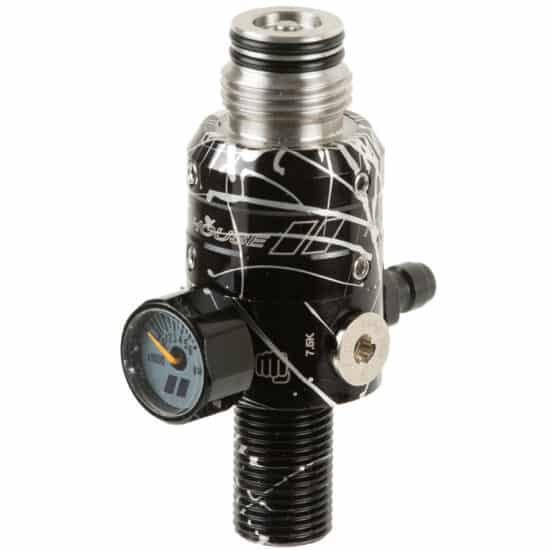 PowerHouse_TKO_Paintball_HP_Regulator_300Bar_4500PSI_BLACK_SILVER_SPLASH