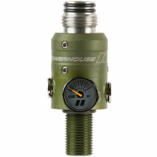 PowerHouse_TKO_Paintball_HP_Regulator_300Bar_4500PSI_OLIV_MATTE_front