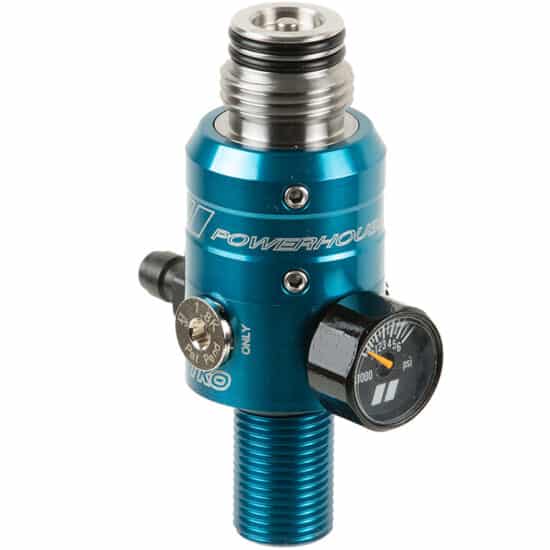 PowerHouse_TKO_TITANIUM_Paintball_HP_Regulator_300Bar_4500PSI_BLUE_side