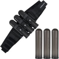 DYE Jet Pack 3+4 Paintball Battelpack incl. DYE Alpha Pötte (schwarz)