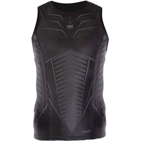 Bunkerkings_Fly_Sleeveless_Compression_Top_schwarz_front